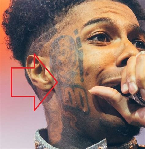 blueface tattoo|Blueface Flaunts New Face Tattoos From Prison, His。